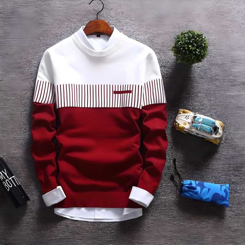 5.0 ⭐⭐⭐⭐⭐ Cotton Blend Color Block Full Sleeves T-Shirts
