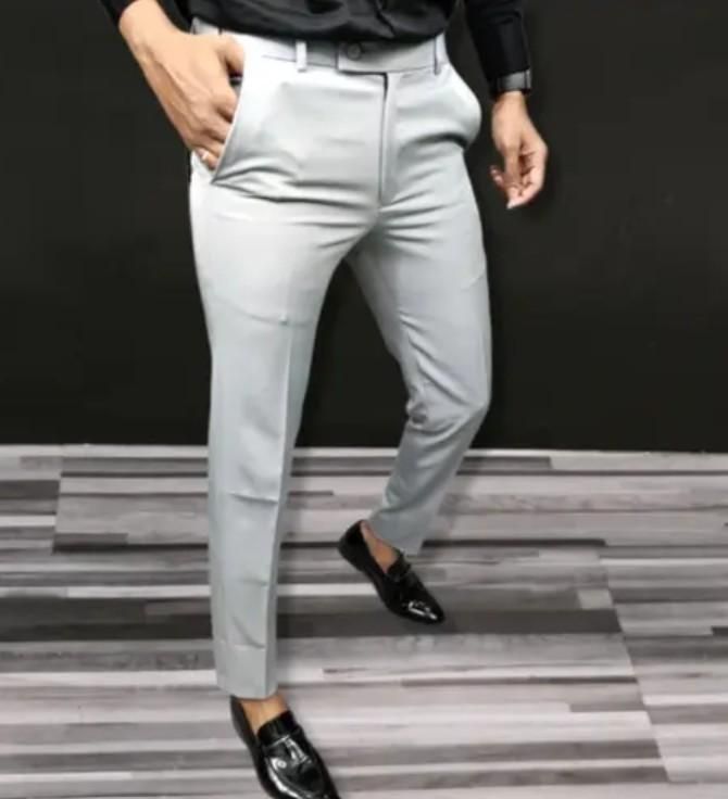 4.9 ⭐⭐⭐⭐Premium Waist Adjustable Lycra Men's Trouser (Pack of 2)