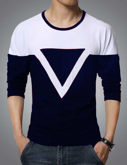 4.8 ⭐⭐⭐⭐ Cotton Blend Stripes Full Sleeves T-Shirts