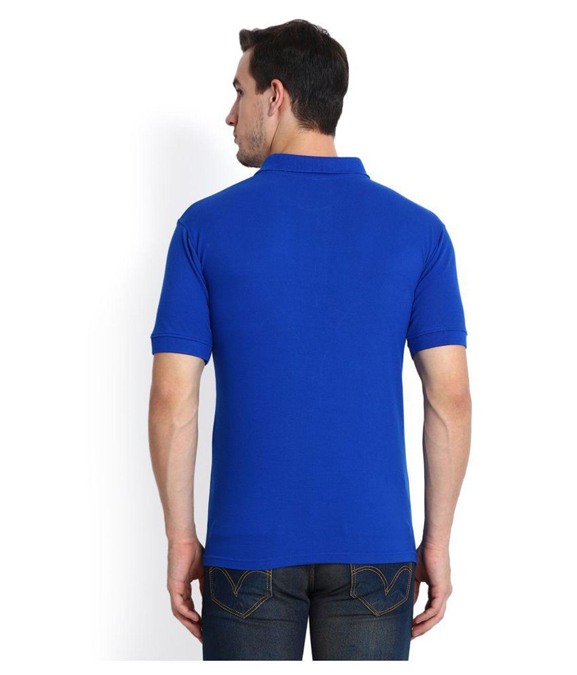 4.9 ⭐⭐⭐⭐Cotton Blend Solid Half Sleeves Polo T-Shirt