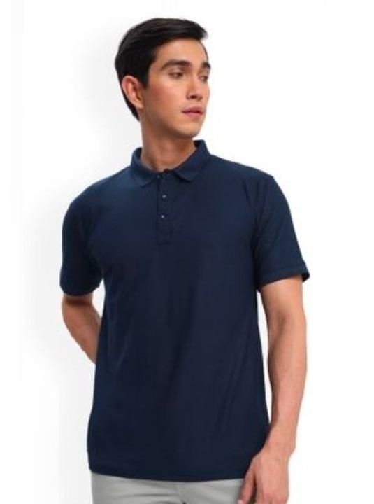 4.9 ⭐⭐⭐⭐⭐ Poly Cotton Solid Half Sleeves Mens Polo T-shirt (Pack of 3)