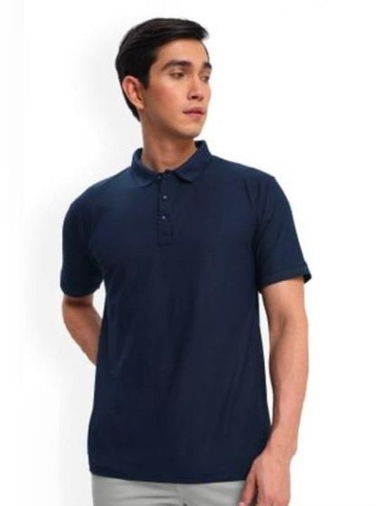 4.9 ⭐⭐⭐⭐⭐ Poly Cotton Solid Half Sleeves Mens Polo T-shirt (Pack of 3)